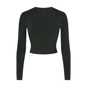 NEW VINTAGE CROPPED LONG SLEEVE T-SHIRT | ONYX